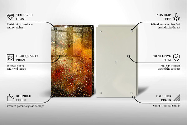 Protection plaque induction Épices colorées