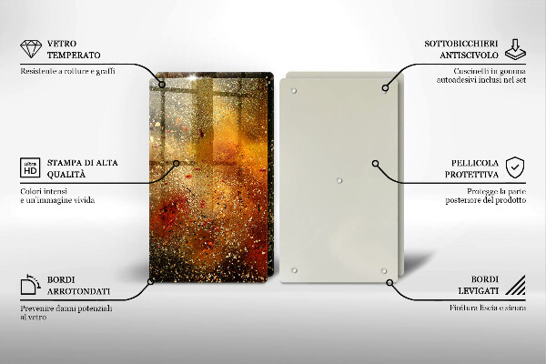 Protection plaque induction Épices colorées