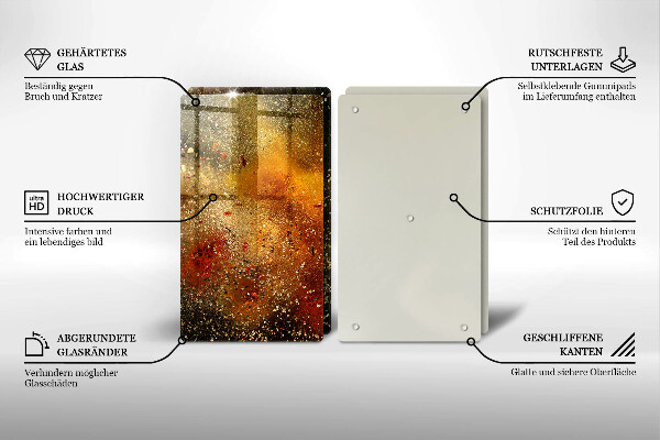 Protection plaque induction Épices colorées