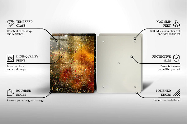 Protection plaque induction Épices colorées