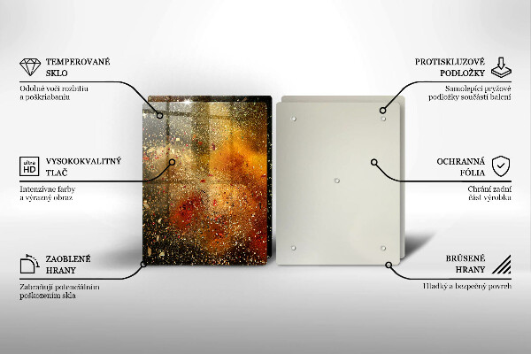 Protection plaque induction Épices colorées