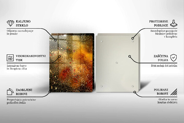 Protection plaque induction Épices colorées