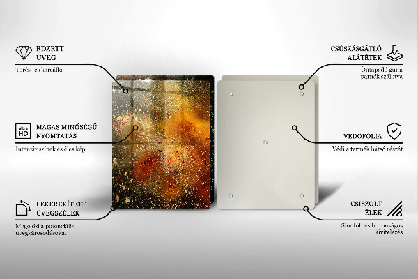 Protection plaque induction Épices colorées