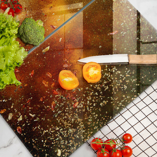 Protection plaque induction Épices colorées