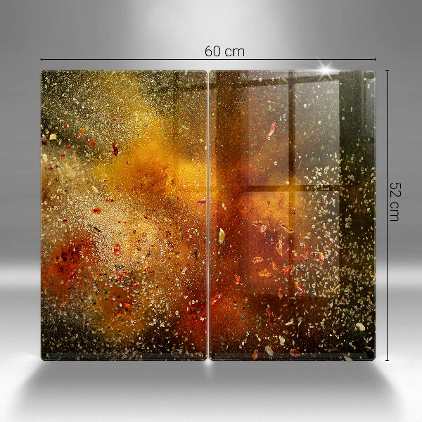 Protection plaque induction Épices colorées