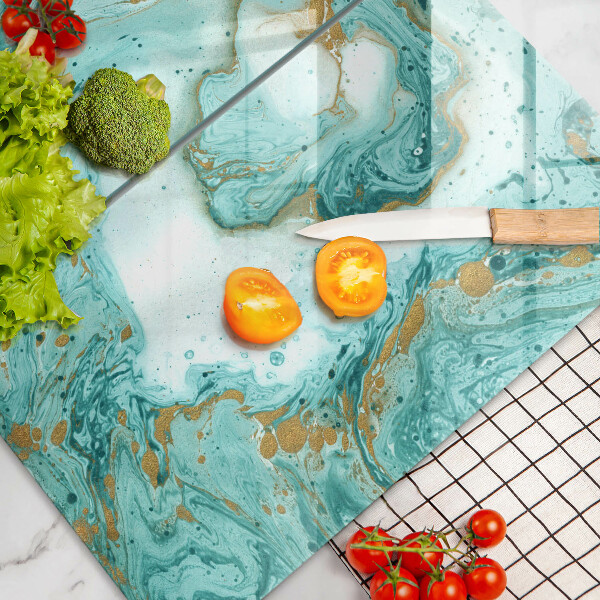 Protection plaque induction Abstraction bleue