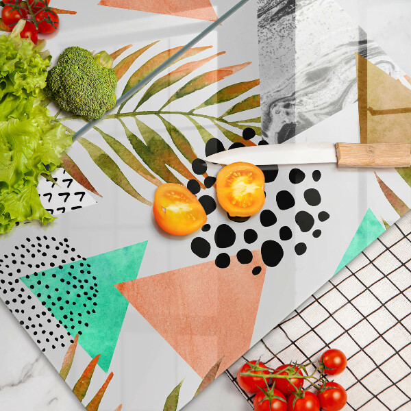 Protection plaque induction Modèle de feuilles de bohème