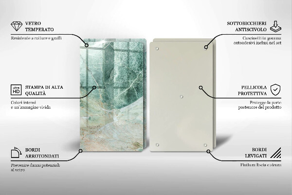 Protection plaque induction Structure en pierre