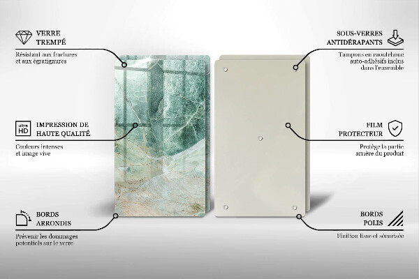 Protection plaque induction Structure en pierre