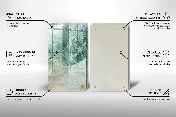 Protection plaque induction Structure en pierre