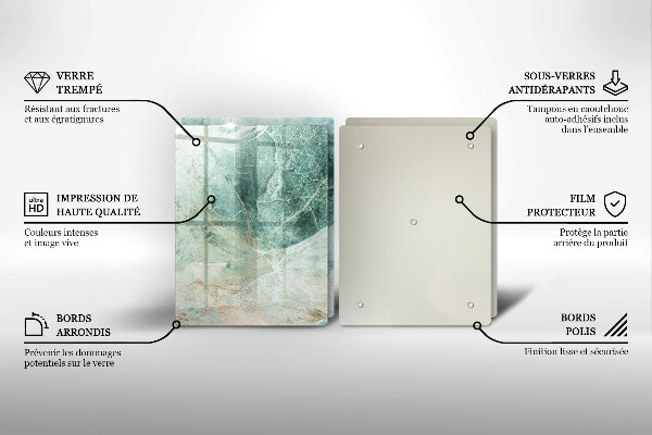 Protection plaque induction Structure en pierre