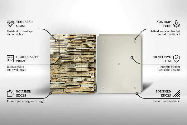 Cache plaque de cuisson Pierres décoratives