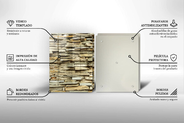 Cache plaque de cuisson Pierres décoratives