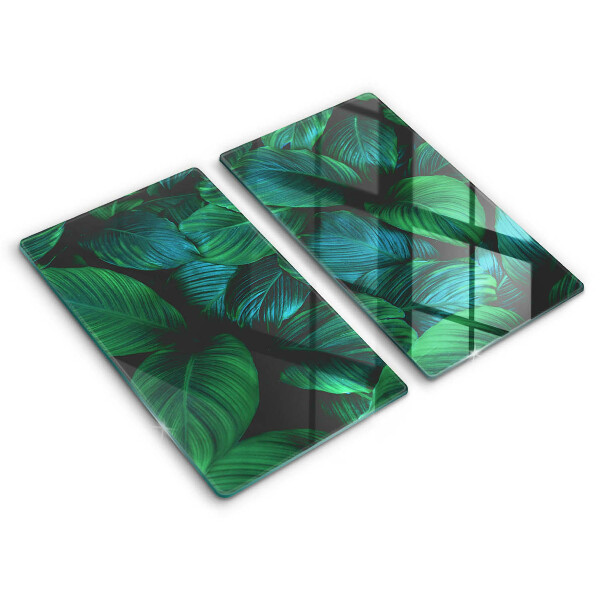 Protection plaque induction Feuilles de la jungle