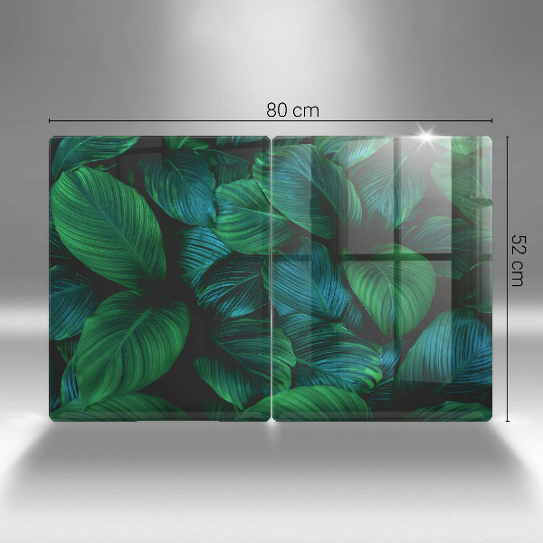 Protection plaque induction Feuilles de la jungle