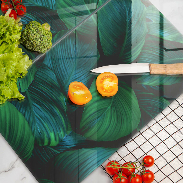 Protection plaque induction Feuilles de la jungle