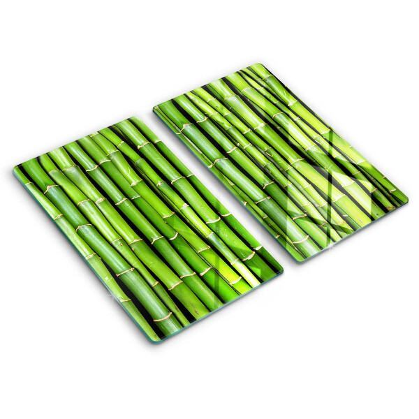 Cache plaque de cuisson Bambous naturels