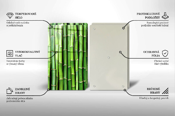 Cache plaque de cuisson Bambous naturels