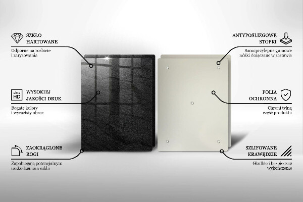 Protection plaque induction Texture de pierre