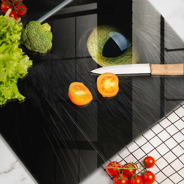 Cache plaque de cuisson Yeux de chat animaux