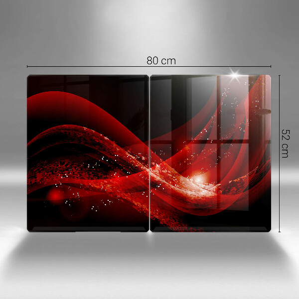 Cache plaque de cuisson Abstraction moderne