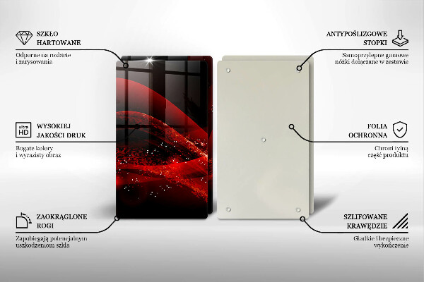 Cache plaque de cuisson Abstraction moderne