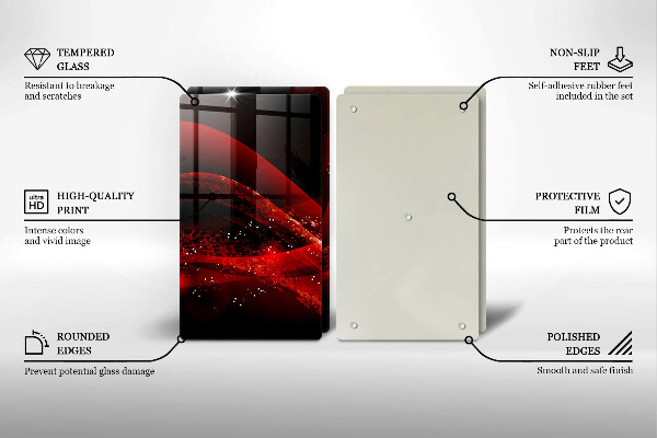 Cache plaque de cuisson Abstraction moderne