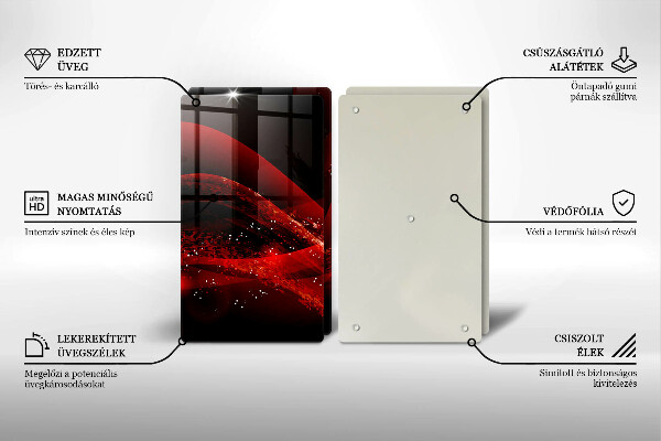 Cache plaque de cuisson Abstraction moderne