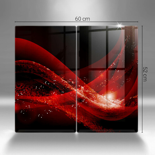 Cache plaque de cuisson Abstraction moderne