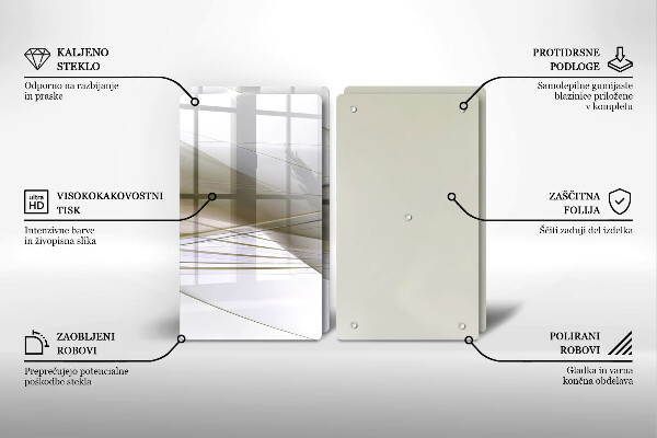 Cache plaque de cuisson Conception de lignes abstraites