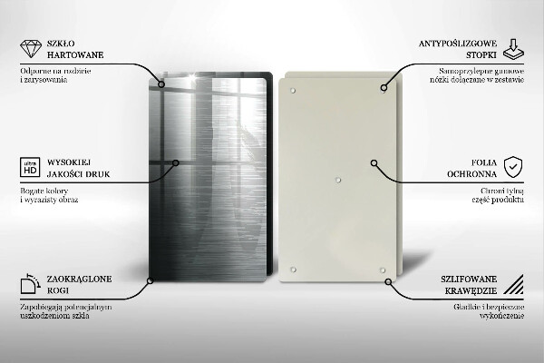 Cache plaque de cuisson Texture métallique
