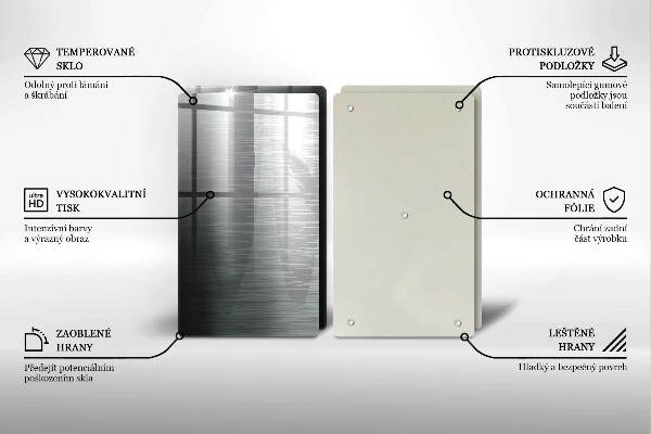 Cache plaque de cuisson Texture métallique