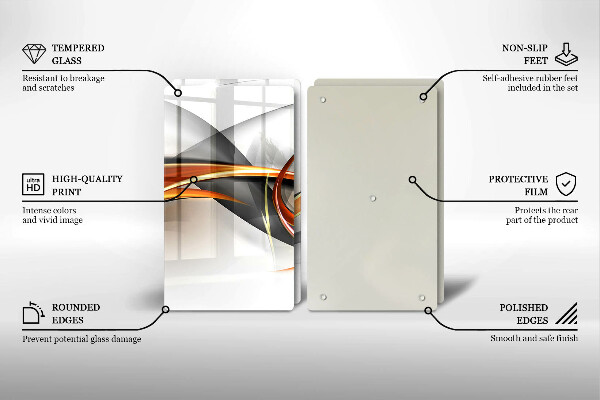 Cache plaque de cuisson Formes modernes