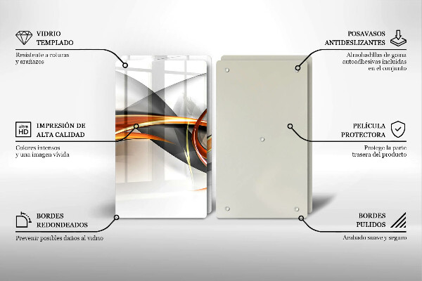 Cache plaque de cuisson Formes modernes