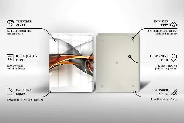 Cache plaque de cuisson Formes modernes