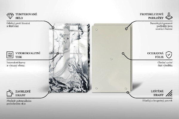 Protection plaque induction Abstraction d'encre