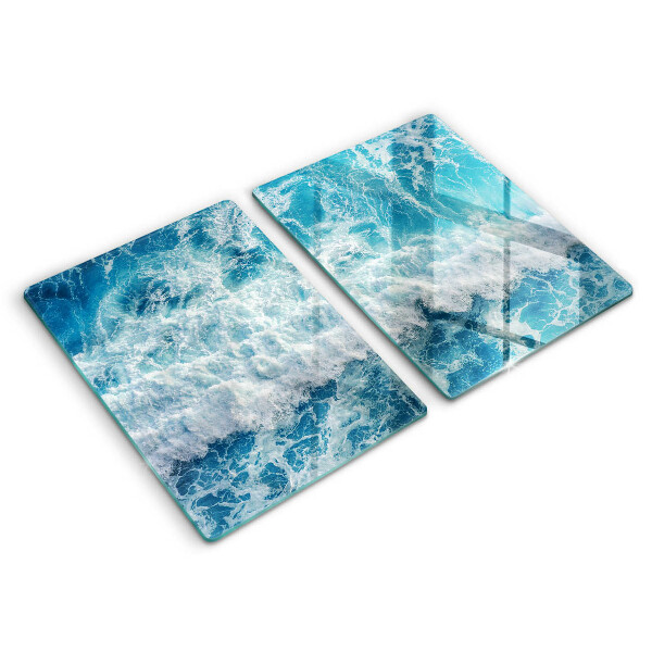 Protection plaque induction Vagues d'eau de mer