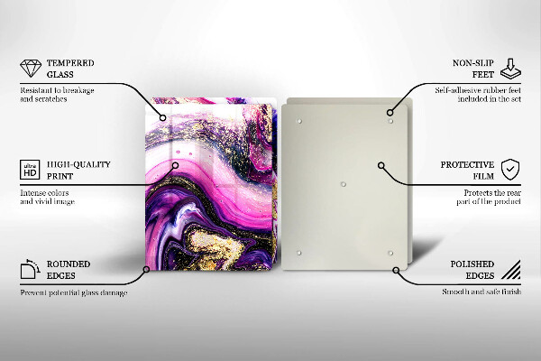 Protection plaque induction Or de conception abstraite