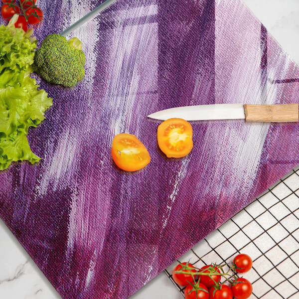 Protection plaque induction Peinture abstraite