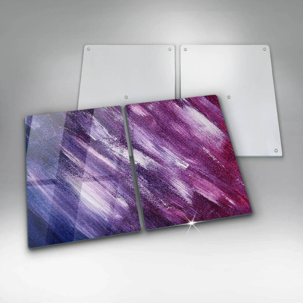 Protection plaque induction Peinture abstraite