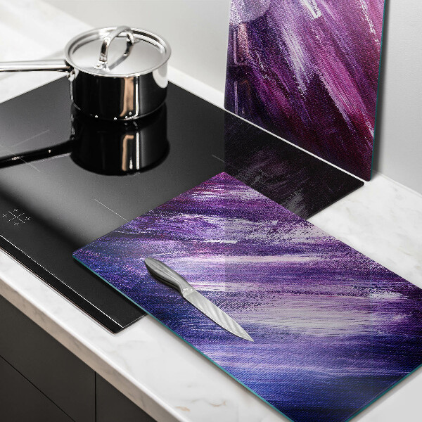 Protection plaque induction Peinture abstraite