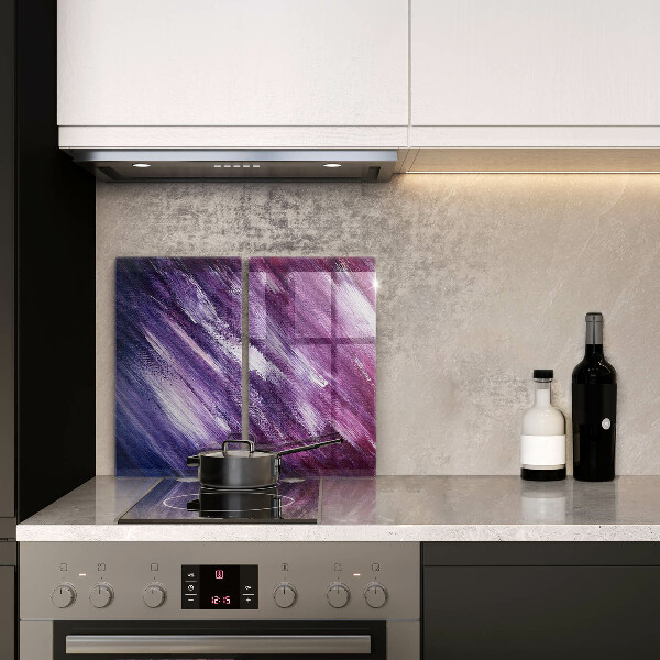 Protection plaque induction Peinture abstraite