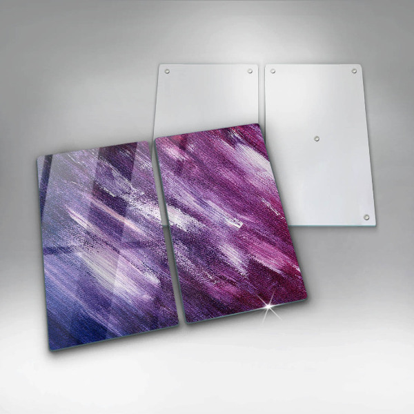 Protection plaque induction Peinture abstraite