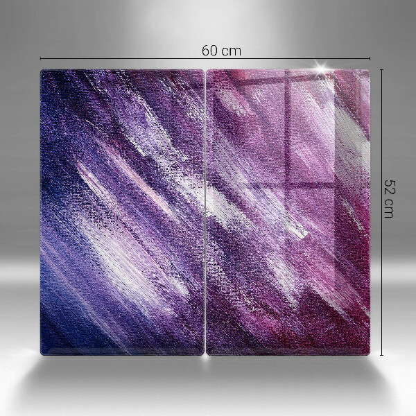 Protection plaque induction Peinture abstraite