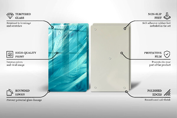 Protection plaque induction Plumes délicates