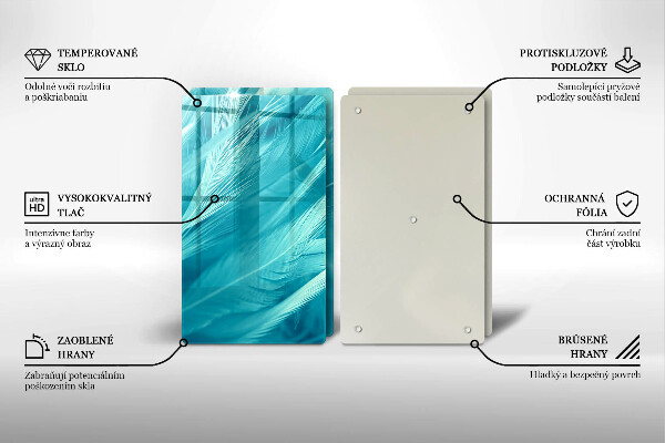 Protection plaque induction Plumes délicates