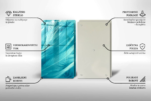 Protection plaque induction Plumes délicates