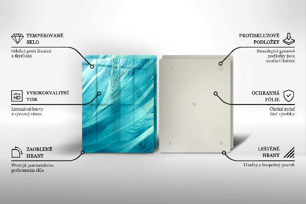 Protection plaque induction Plumes délicates