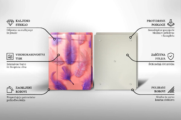 Protection plaque induction Plumes moelleuses
