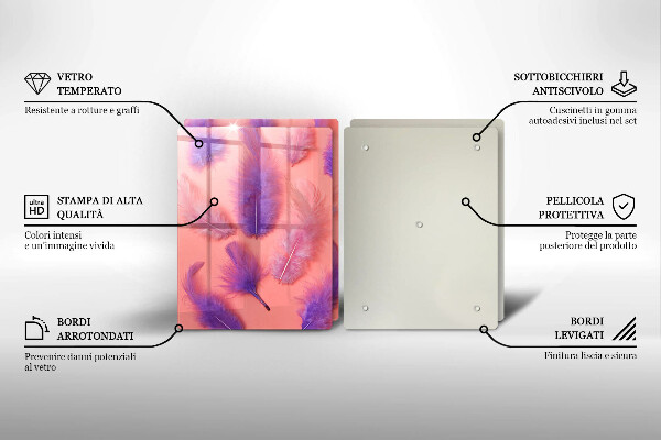 Protection plaque induction Plumes moelleuses